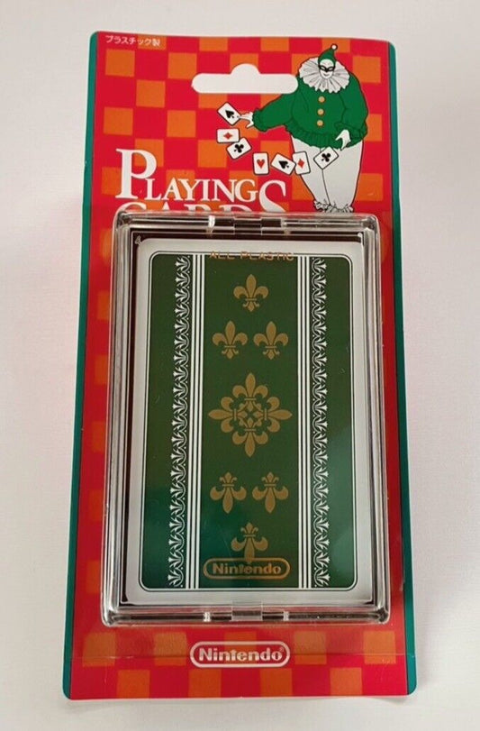 Nintendo plastic playing cards,discontinued product Rare NAP831 New