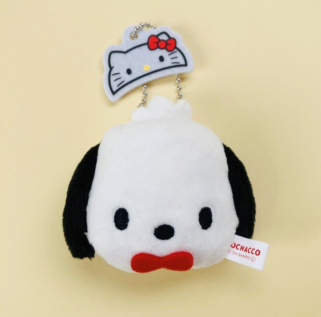 Sanrio POCHACCO Plush Key Chain Hello Kitty 50th Anniversary from Japan