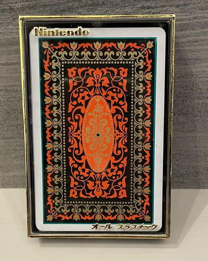 Vintage Nintendo plastic playing cards,unused,made before 1989.Rare