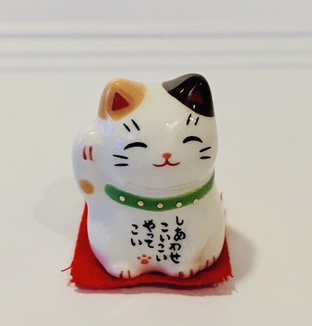 Japanese Lucky Cat Maneki Neko Fortune Cat Small Size ♡