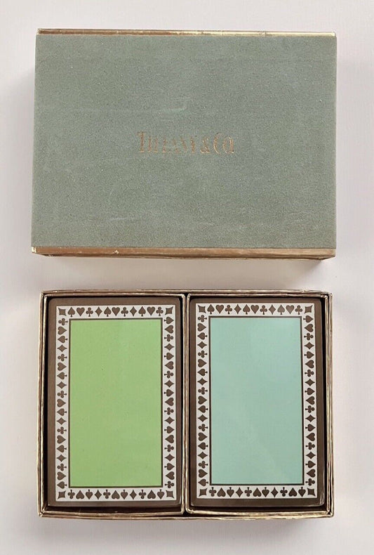 Tiffany & Co.Playing Cards 2 decks Cards are new sealed.