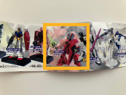 Gundam Figure Capsule Toy 4 Pieces MS Selection New in Vinyl Film