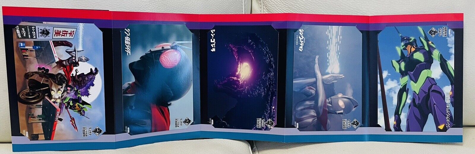 Shin Ultraman,GODZILA,Evangelion and Kamen Rider postcards.from Japan,new