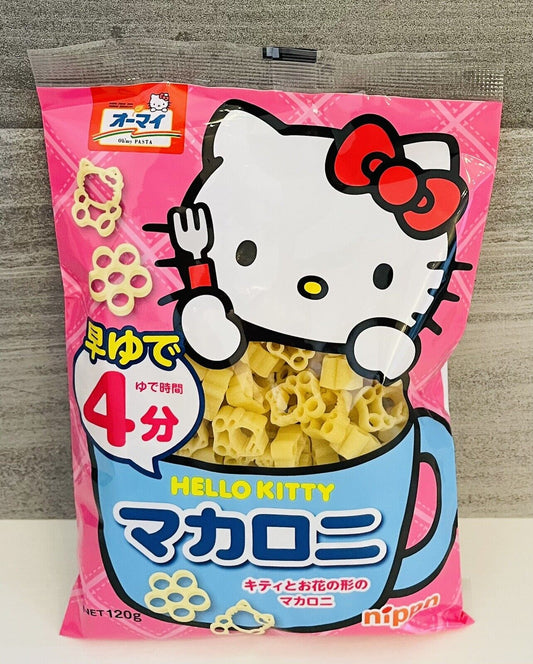 Hello Kitty and Flower Macaroni Pasta 120g Made in Japan