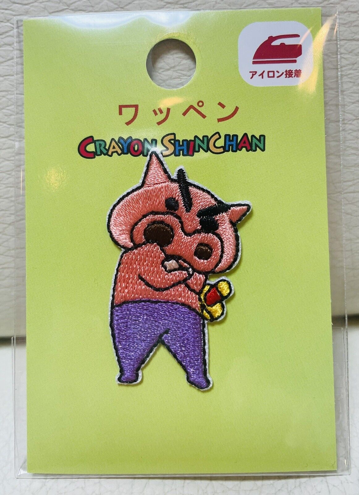 CRAYON SHIN CHAN BURIBURI ZAEMON Iron on Patch,New,Japan Limited