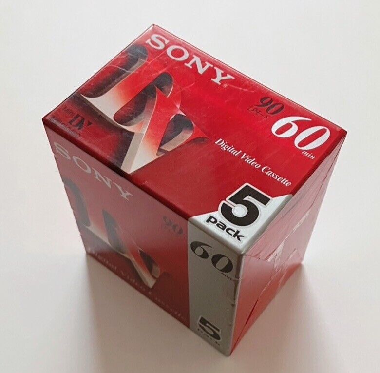 Sony mini DV tape cassette 60 minutes 5 pcs (DVM60) Set