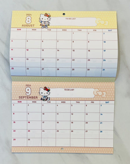 Hello Kitty wall calendar April 2024 to March 2025 Japanese Edition