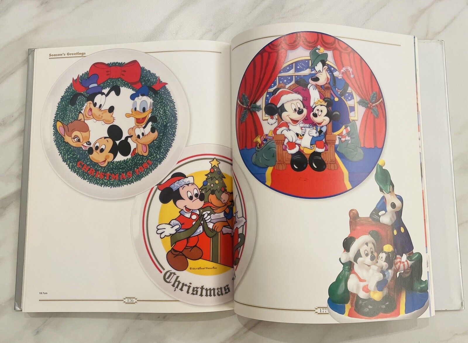 Disney Plates Collection Book.The Art of Disney Plates. Issued in 2005.