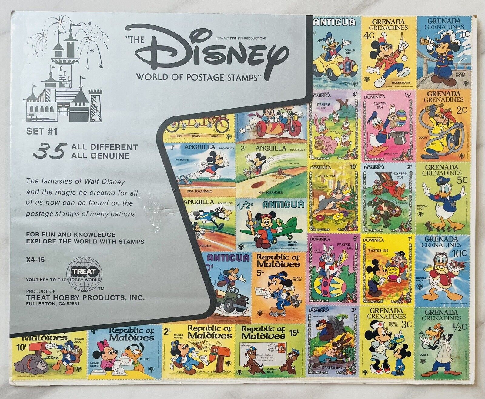 Disney World of Postage Stamps/35 All Different All Genuine