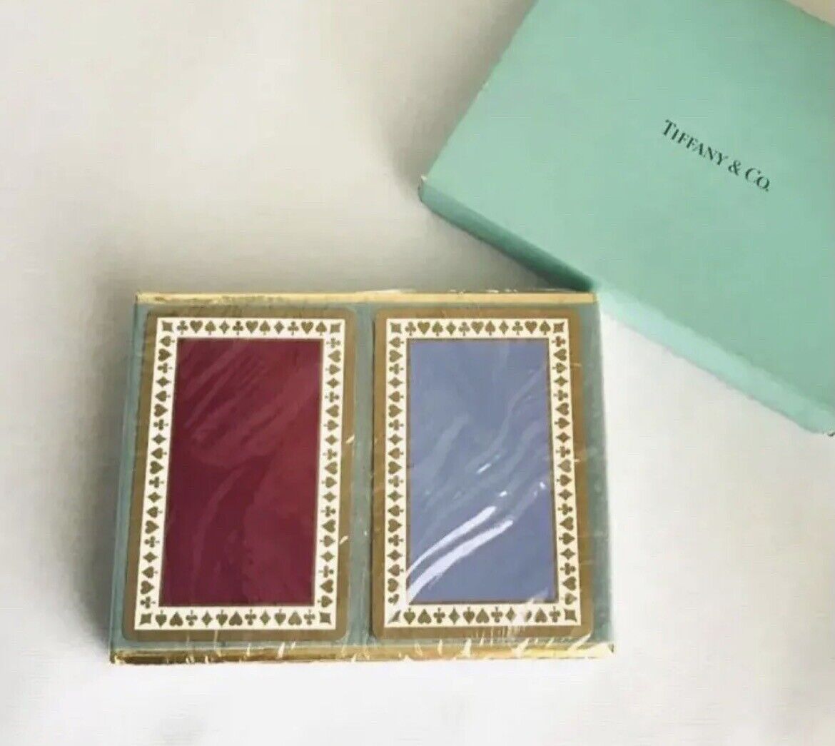 Tiffany & Co.Playing Cards 2 decks New Sealed