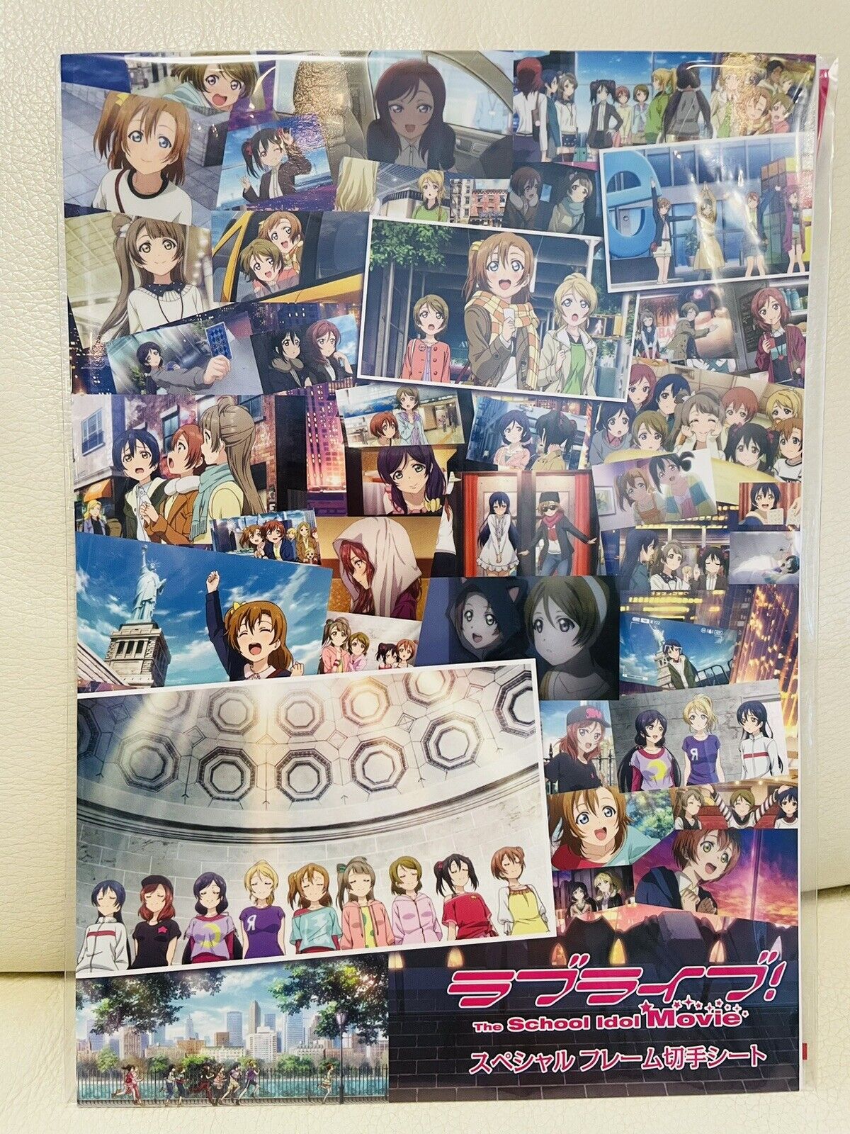 Love Live,The School Idol Movie Collection Set,2015,Stamps,folder and Postcards