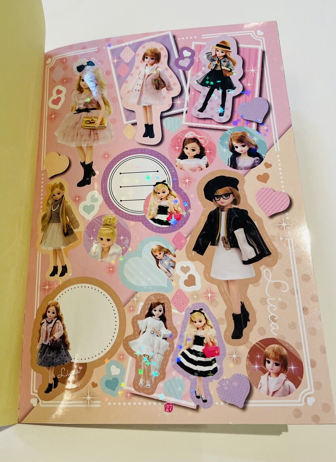 Licca chan sticker book. More than 600 stickers!