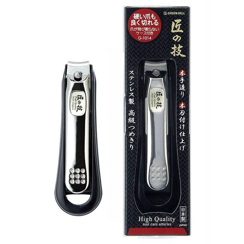 Green Bell G-1014 High quality stainless steel nail clipper with catcher