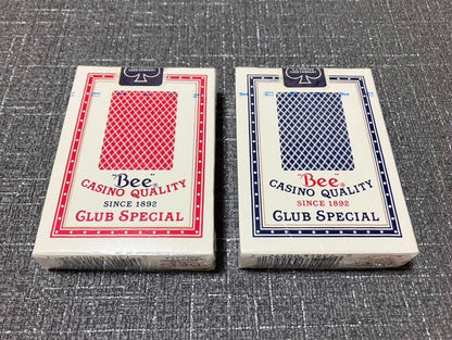 Bee Standard Poker Playing Cards Club Special Diamond Back Set of 2 decks