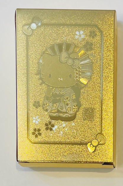 Hello Kitty Gold Playing Cards From Japan,Rare☆ 2016