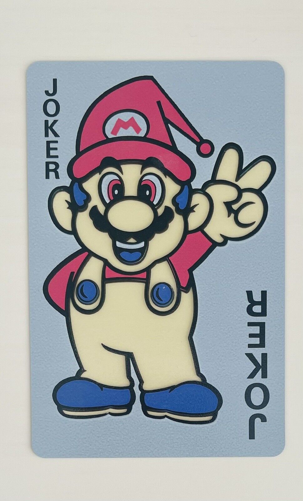 Vintage Nintendo Mario Transparent Plastic Playing Cards,1990,Very Rare☆New