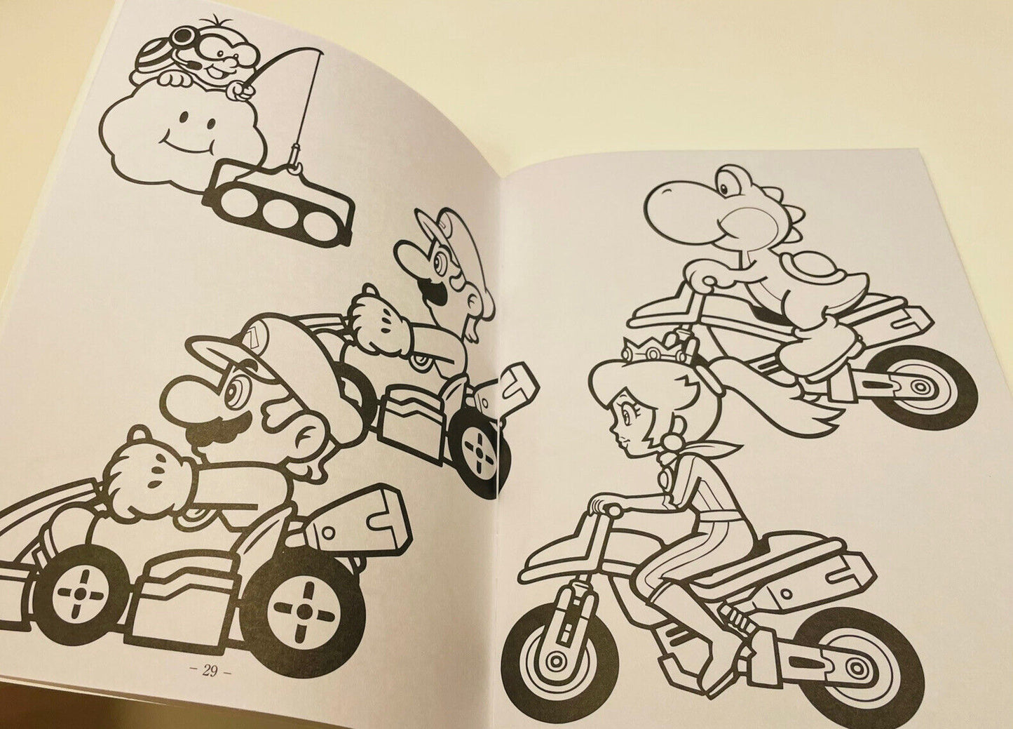 Mario Coloring Book/Mariocart/Japanese Edition