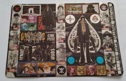 One Piece stickers sheet/big size/Memorial Metal Art 2010/SHANKS/Rare/from Japan