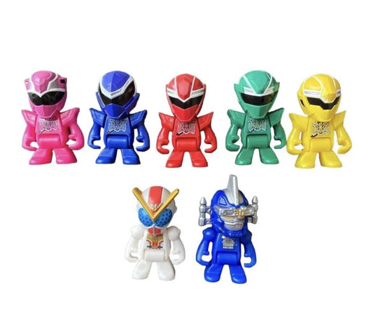 Kamenrider and Kiramager small figures.7 pieces.