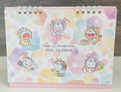 Doraemon desk calendar 2024,from January to December,Japanese Edition.new,Sealed