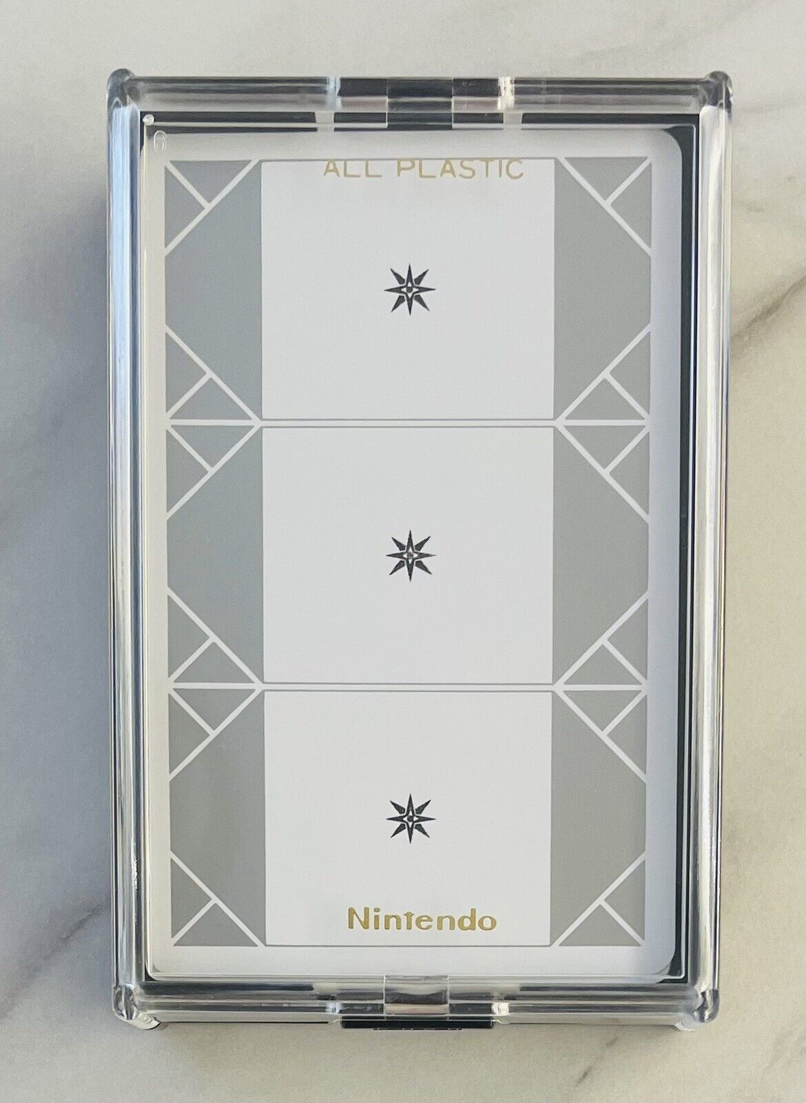 Nintendo plastic playing cards,discontinued product,Rare,unused.