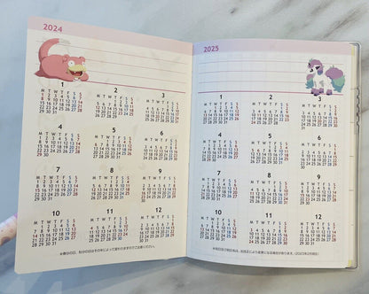 Pokemon Datebook,schedule planner 2024,Japanese Edition.Pikachu new!