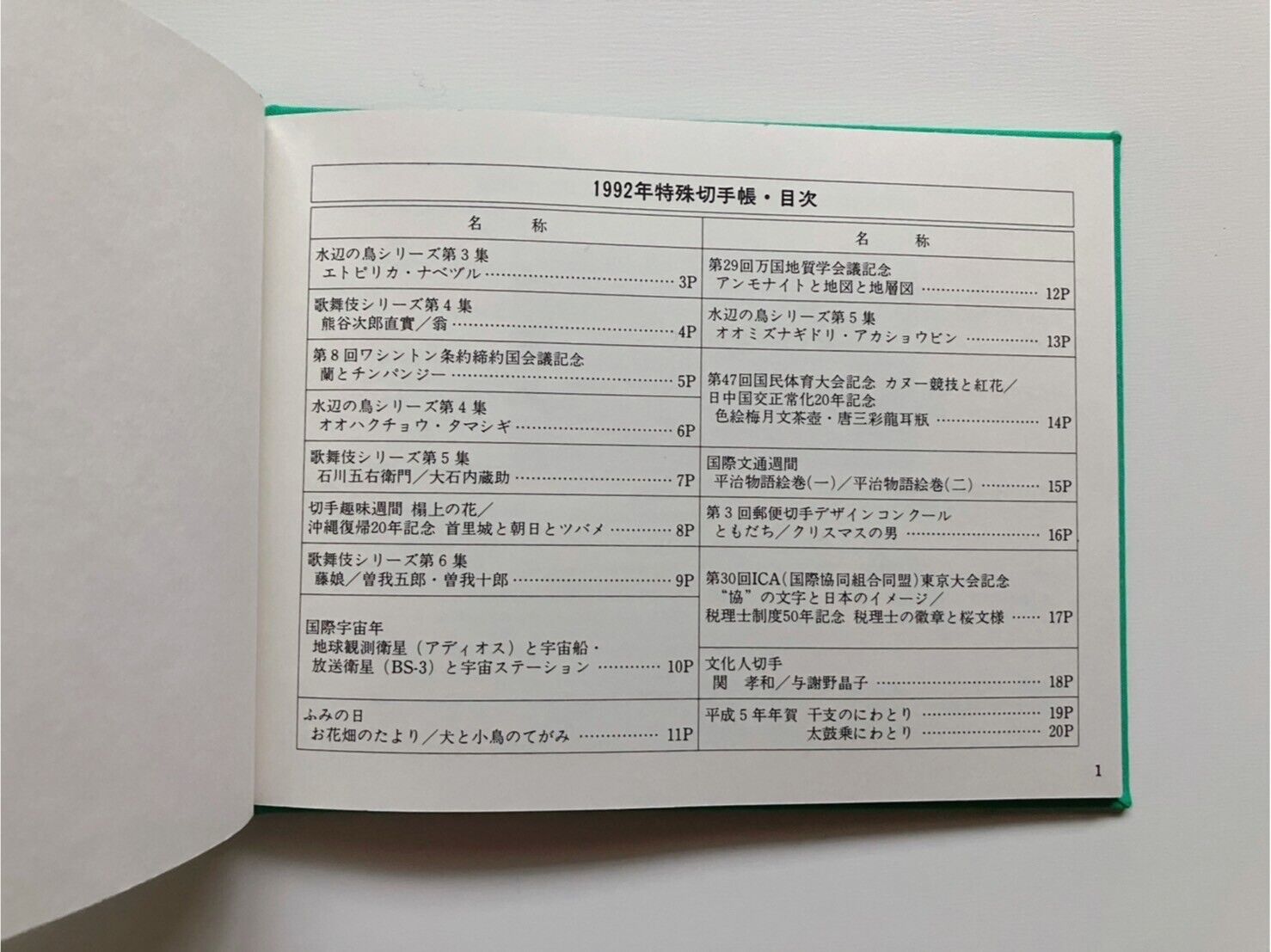 Japanese Stamp album 1992 WITHOUT STAMPS in Japanese and English Language