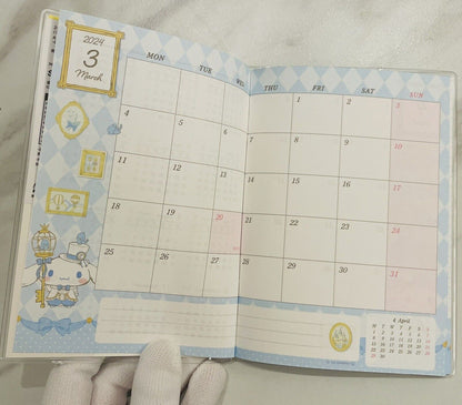 Sanrio Cinnamoroll Datebook Planner March 2024 to April 2025 Japanese Edition