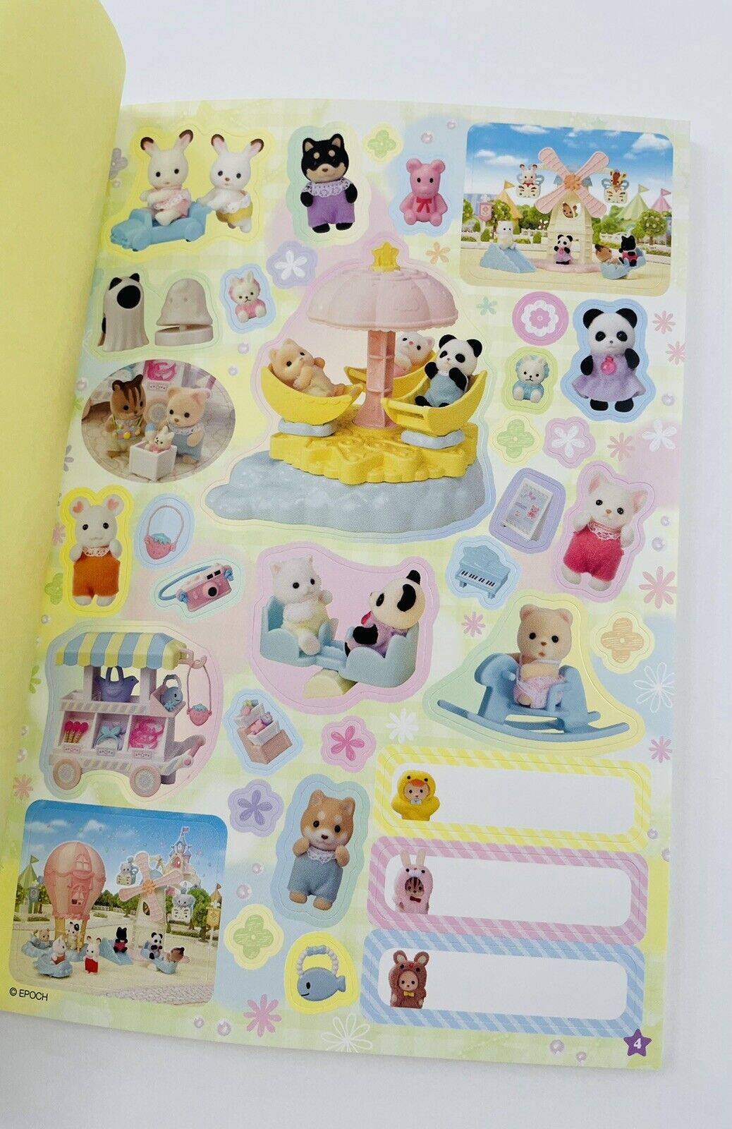 Sylvanian Families Babies' sticker book. 22 sheets! New Sealed