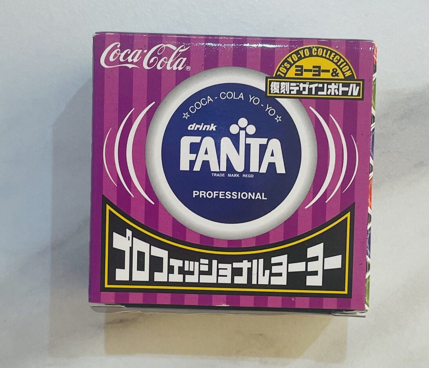 COCA COLA FANTA Spinner YO-YO Professional Japanese Edition,2005,rare