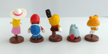 Nintendo Super Mario  Character chocolate egg Figure Set of 5 ③