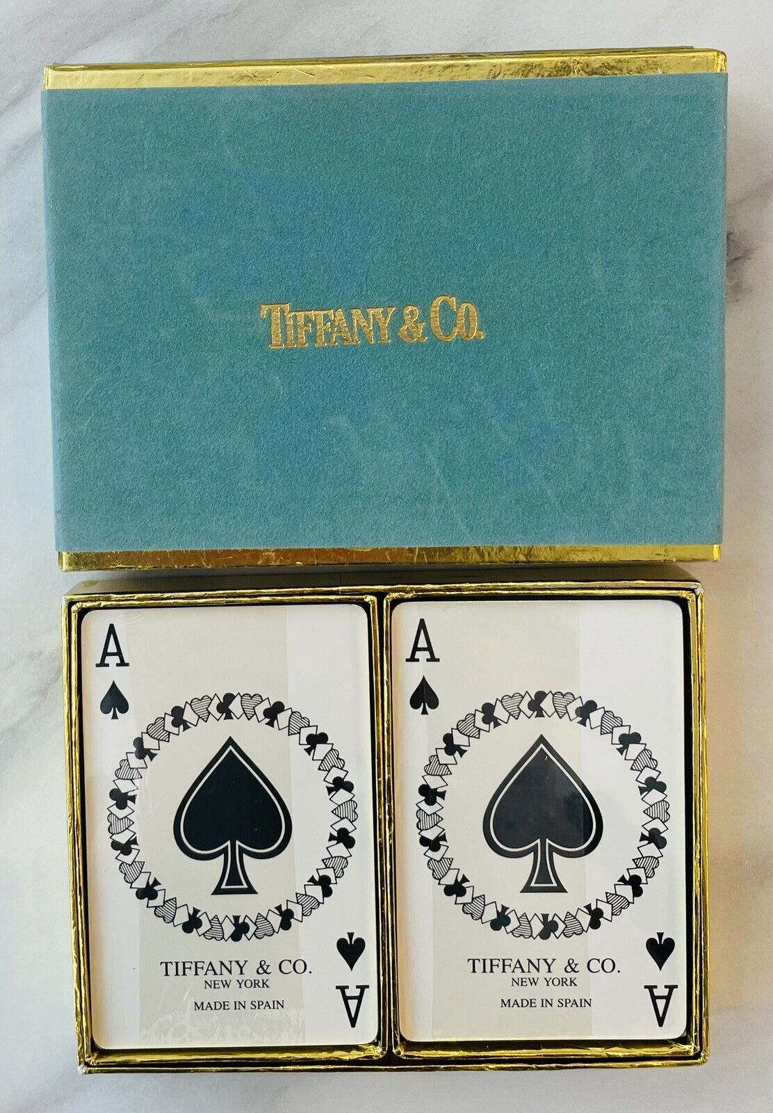 Tiffany & Co.Playing Cards,2 decks,Cards are new,sealed.