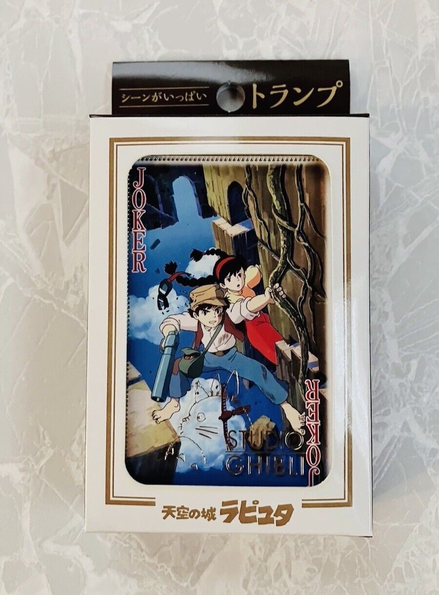 LAPUTA Castle in the Sky Ghibli Playing Cards by Ensky Company Direct From Japan