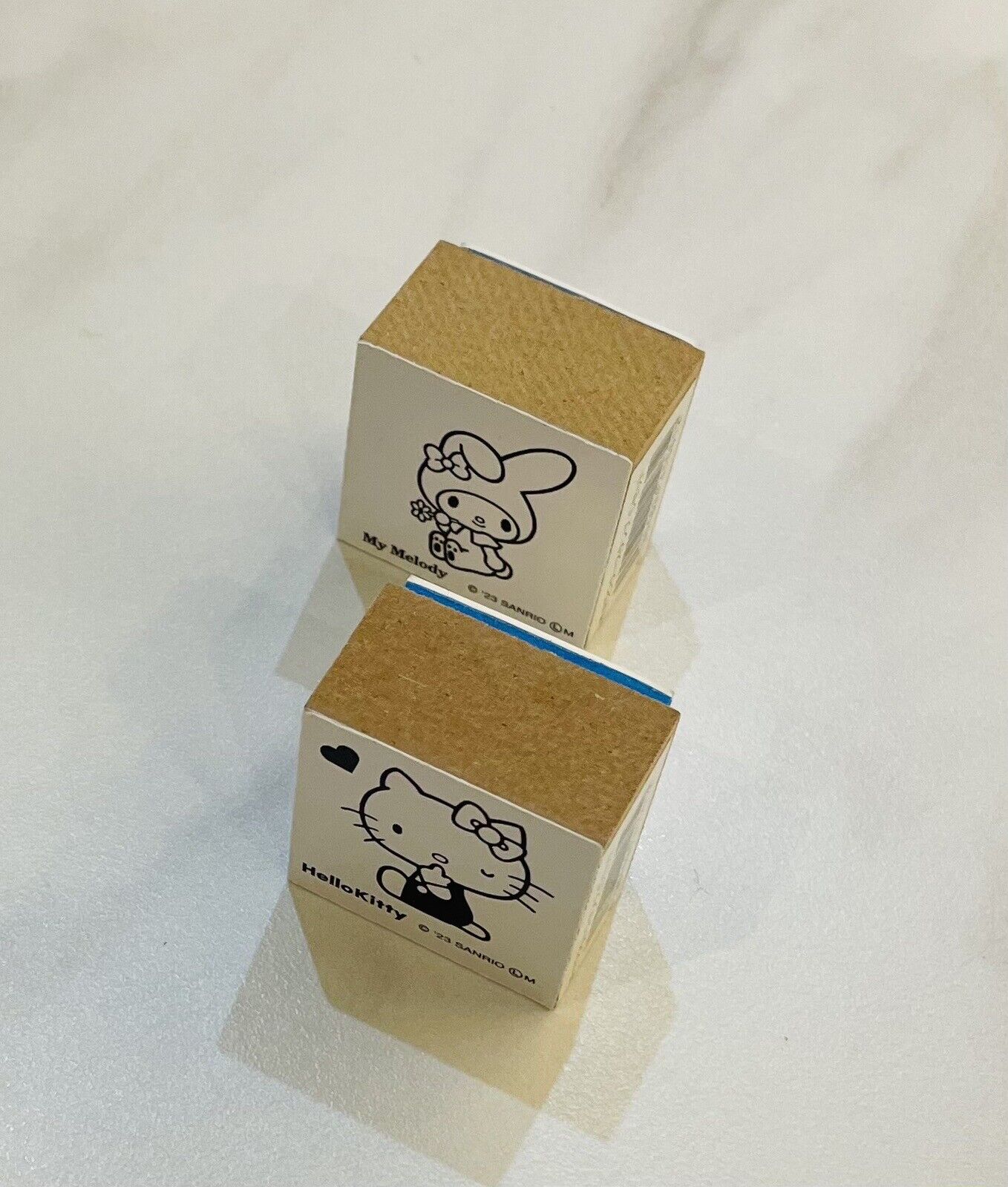 Sanrio Hello Kitty and My Melody wooden stamps ♡ from Japan