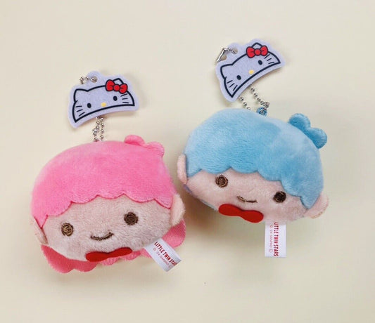 Sanrio Little Twin Stars Plush Key Chains Hello Kitty 50th Anniversary Japan