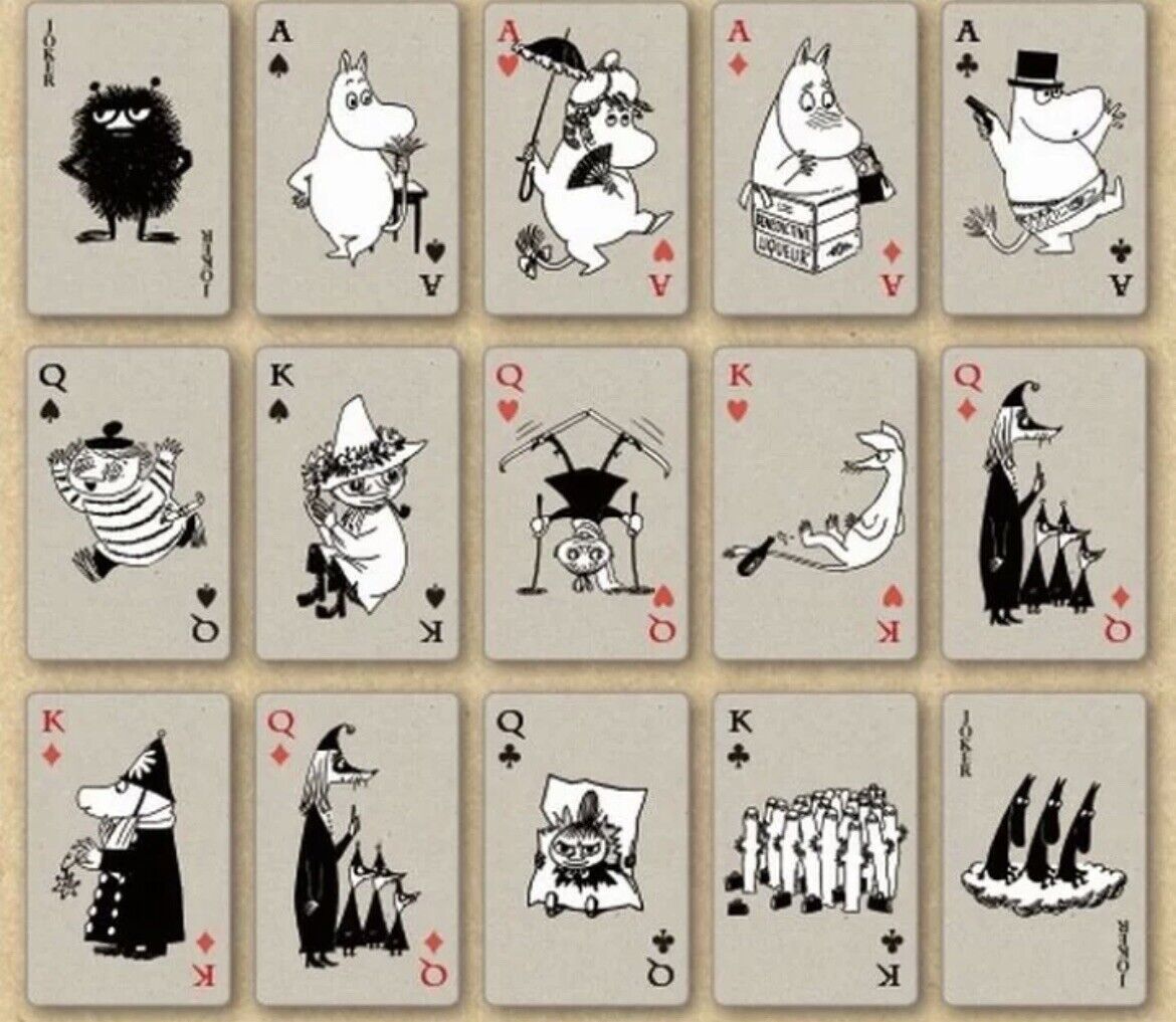 Moomin Playing Cards/From Japan/New