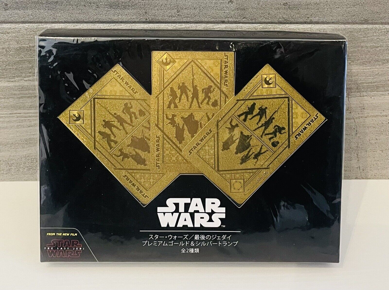 STAR WARS Premium Gold Playing Cards from the movie THE LAST JEDI