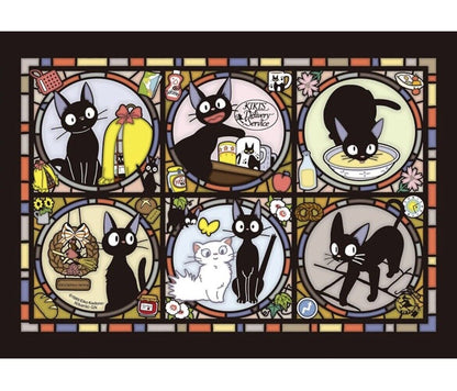 Kiki's Delivery Service Jiji Art Crystal Jigsaw Puzzle 208 Pieces Studio Ghibli