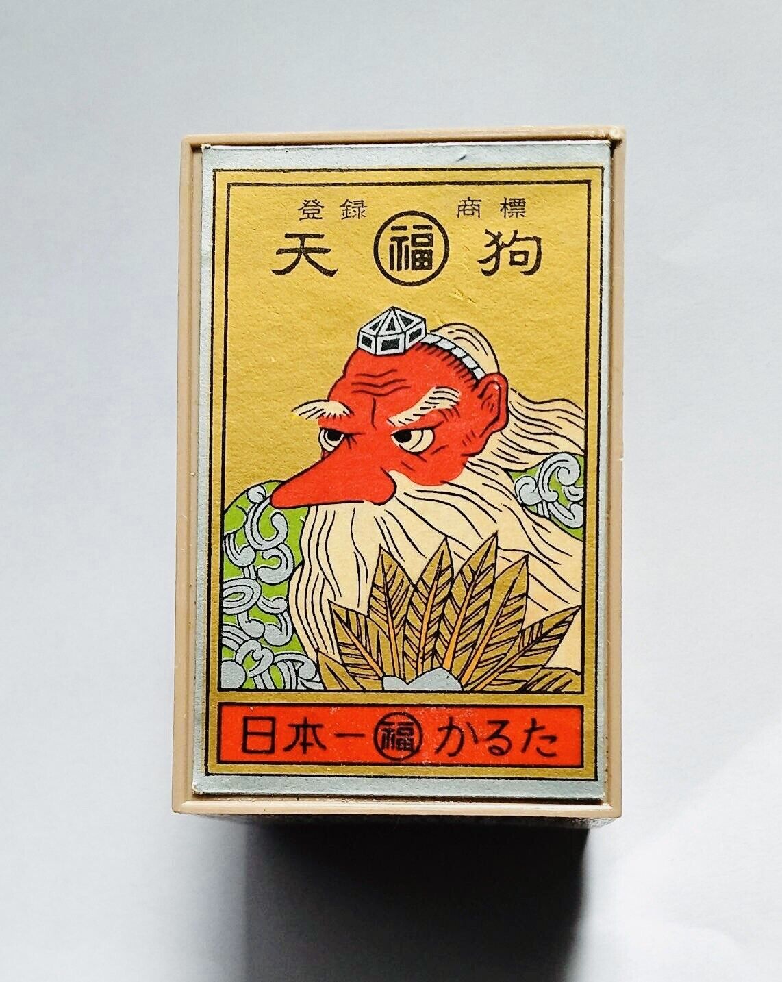 Vintage Nintendo Hanafuda Tengu Red Japanese Playing Cards Made before 1989