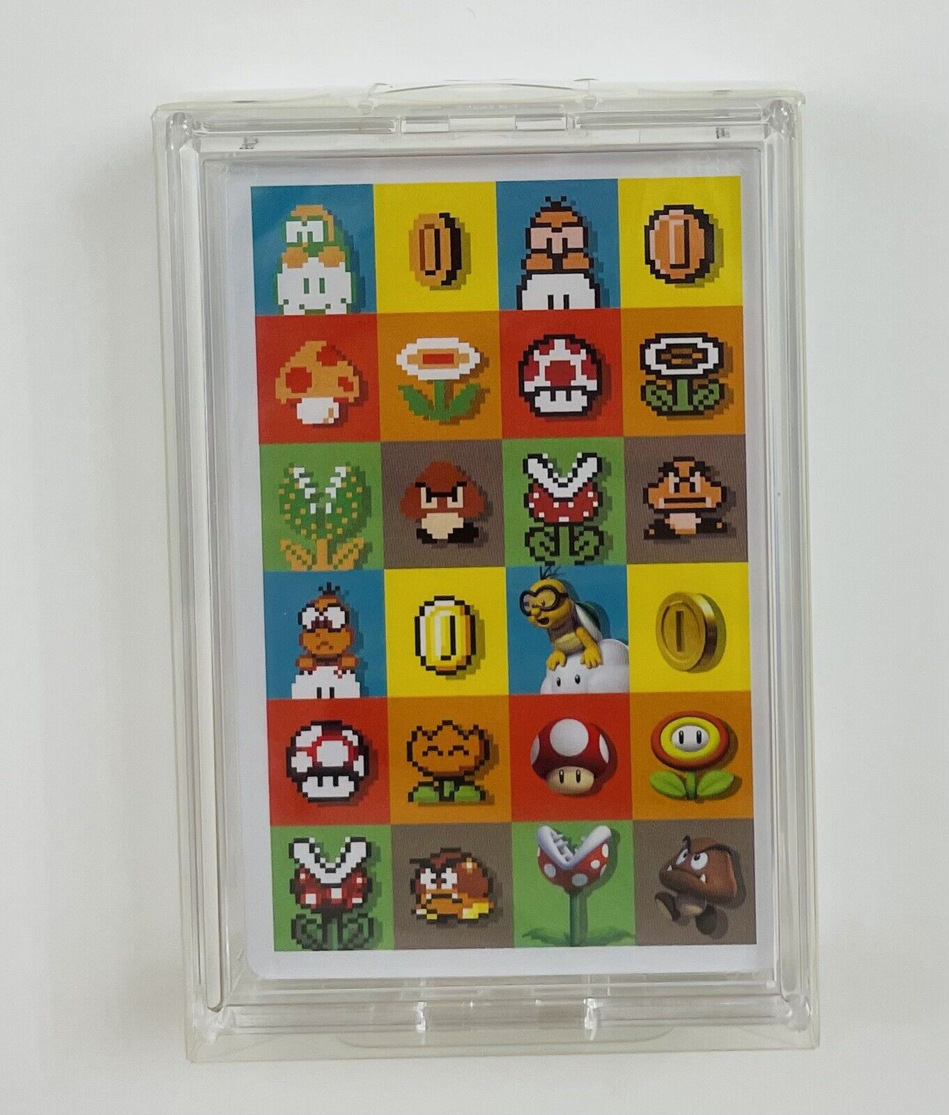 Nintendo Plastic Playing Cards Super Mario Bros.Game Stage NAP04 New Sealed