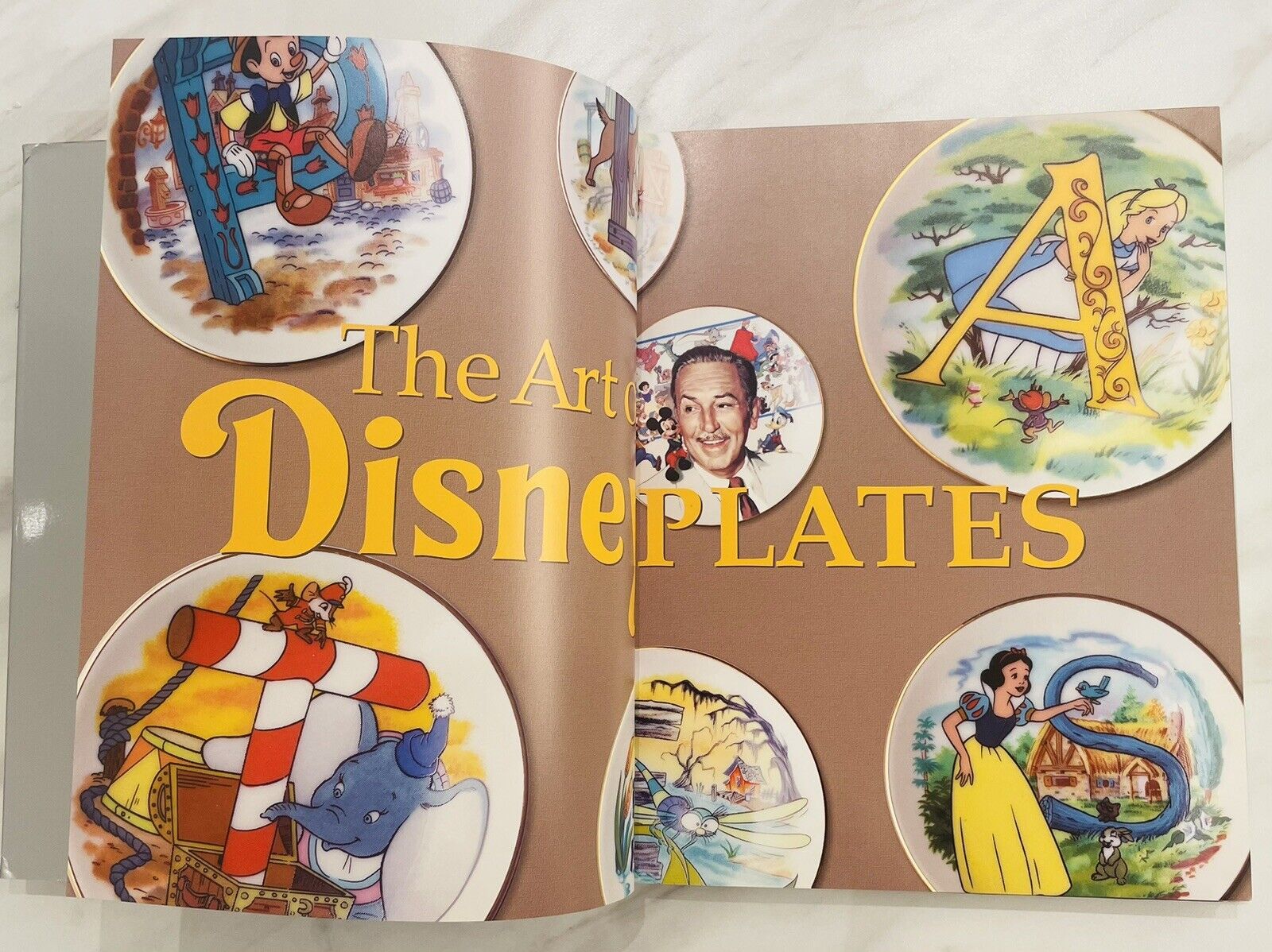 Disney Plates Collection Book.The Art of Disney Plates. Issued in 2005.