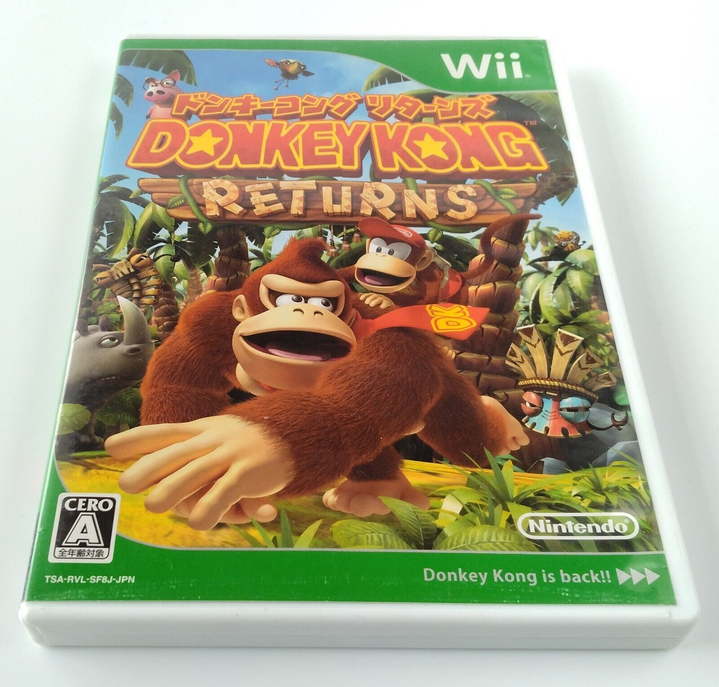 Donkey Kong Returns Nintendo Wii game software Japanese Version