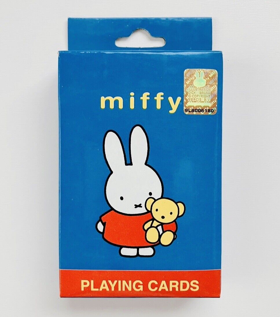 miffy Playing Cards Dick Bruna Blue Color New 2003 Rare