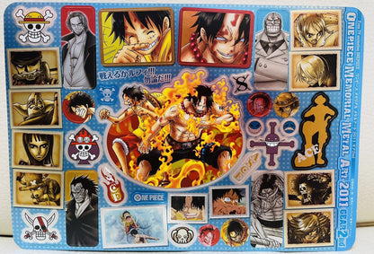 One Piece stickers sheet/big size/2011/Rare/from Japan/good condition