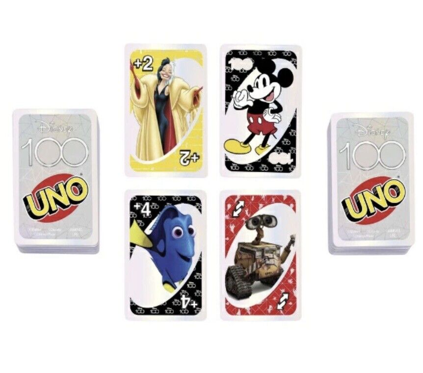 Disney 100th Anniversary UNO Cards,New.