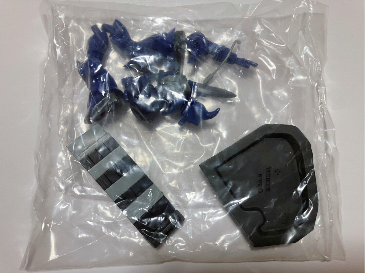 Gundam Small Figure 3 Pieces MS Selection New in Vinyl Film WITHOUT Capsule