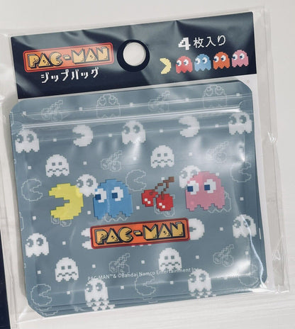 PAC-MAN stickers and Zip bags,new!