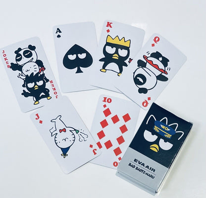 Sanrio Playing Cards BAD BADTZ-MARU EVA AIR From Japan Rare☆ 2017