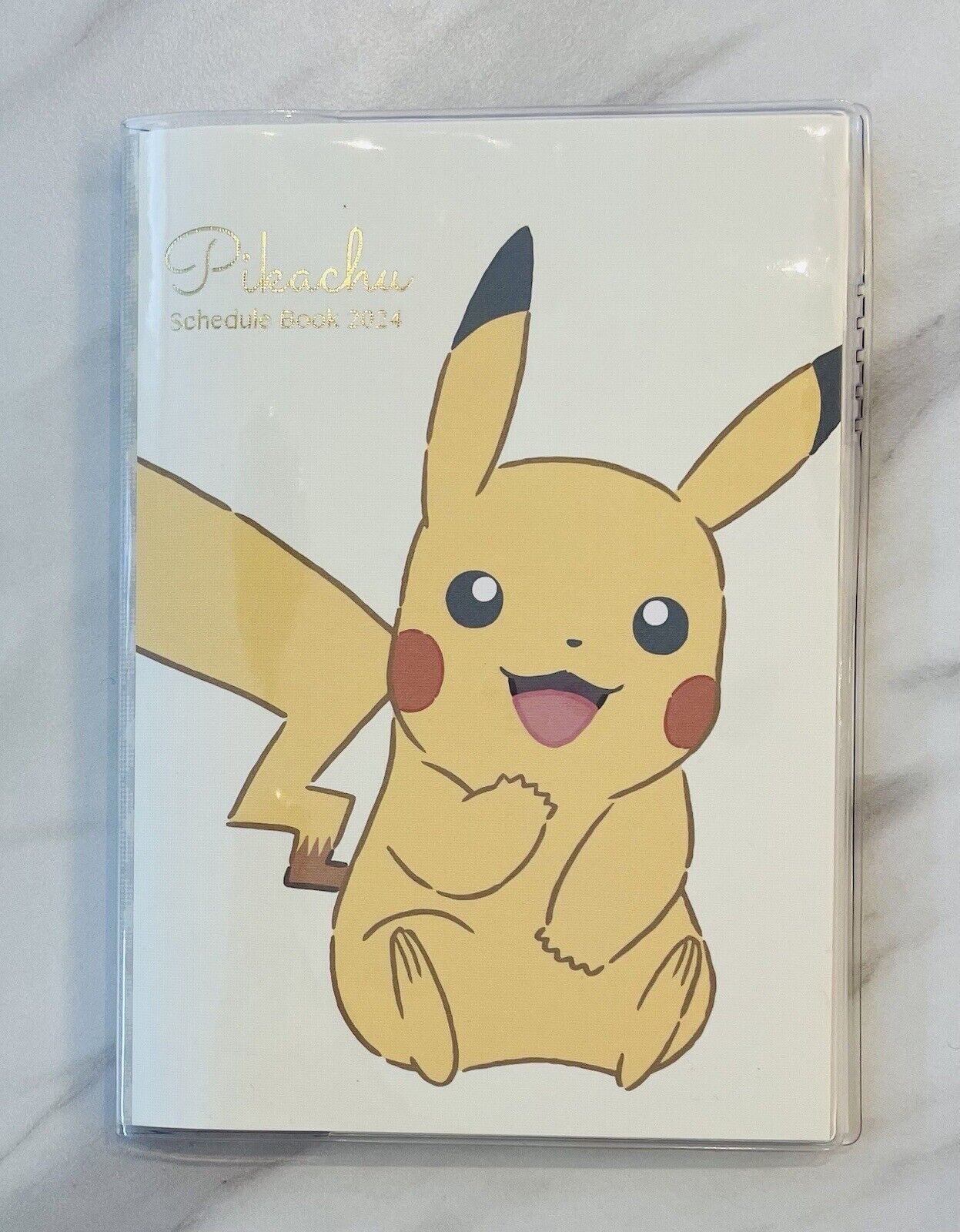 Pokemon Datebook schedule planner 2024 Japanese Edition Pikachu new!Big size