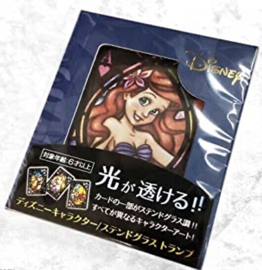 Disney characters stained glass playing cards direct from Japan